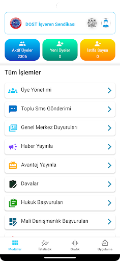 DOST İşveren Sendikası ekran görüntüsü