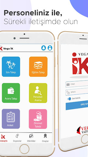 Vega İK ekran görüntüsü