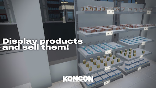 KONCON Store Simulator ekran görüntüsü