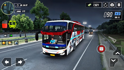 City Bus Driving and Racing ekran görüntüsü