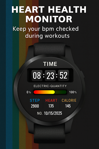 FitStep Digital WatchFace ekran görüntüsü
