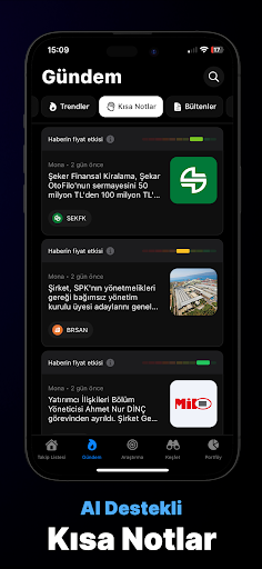 Borsa - Hisse, Fon & Döviz ekran görüntüsü
