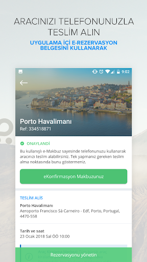 Rentalcars.com Car hire App ekran görüntüsü