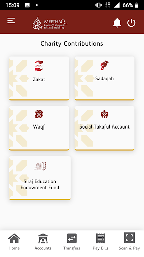 Meethaq Mobile Banking ekran görüntüsü