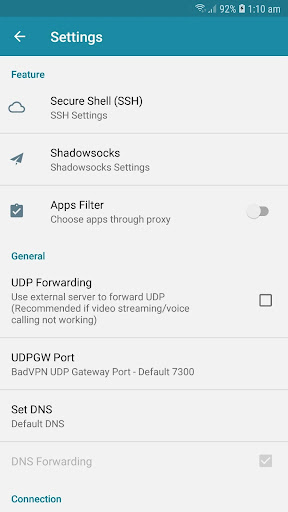 HTTP Injector Lite (SSH/Proxy) ekran görüntüsü