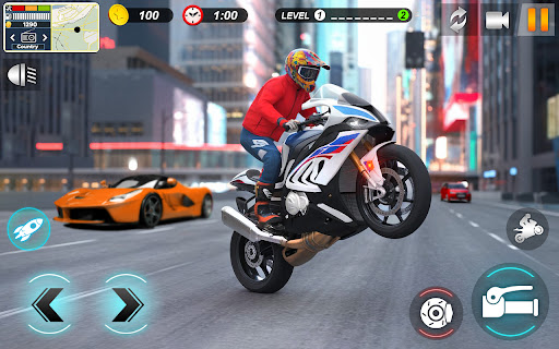 Moto Bike Racing Bike Game 3D ekran görüntüsü