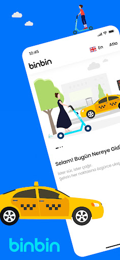 BinBin: Taksi & Scooter ekran görüntüsü