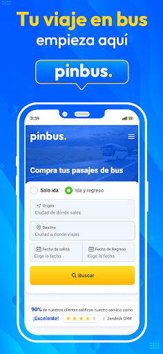 Pinbus: Compra Pasajes de Bus ekran görüntüsü