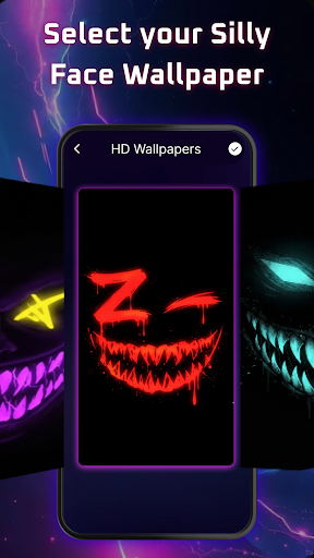 Silly Smile Fun Live Wallpaper ekran görüntüsü