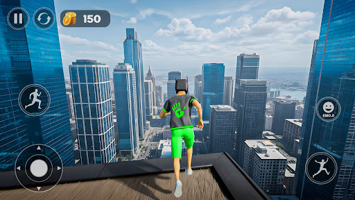 Going Up Parkour Rooftop Jump ekran görüntüsü