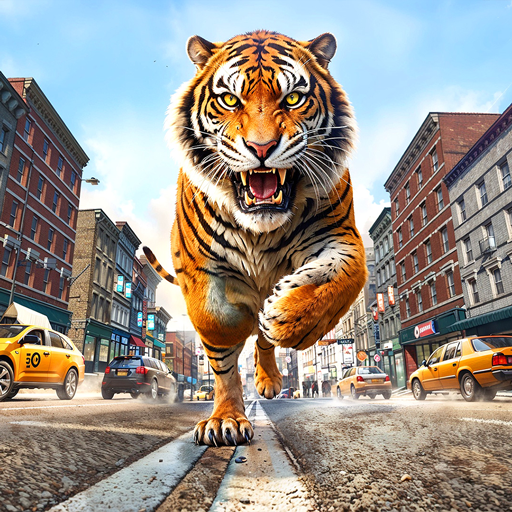 Tiger Game Family Simulator 3D