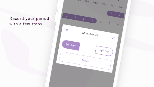 Simpluna: Menstrual Calendar ekran görüntüsü