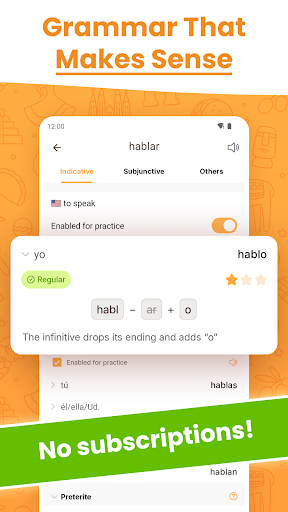ConjuGato: Learn Spanish Verbs ekran görüntüsü