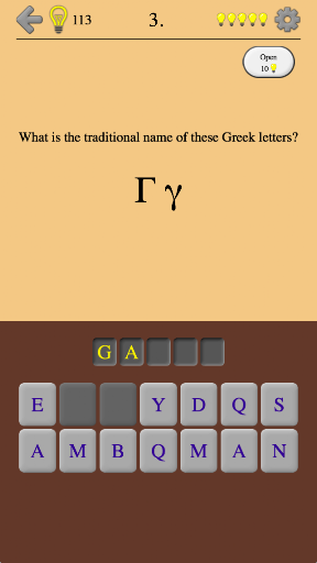 Greek Letters and Alphabet ekran görüntüsü