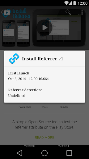 Install Referrer ekran görüntüsü