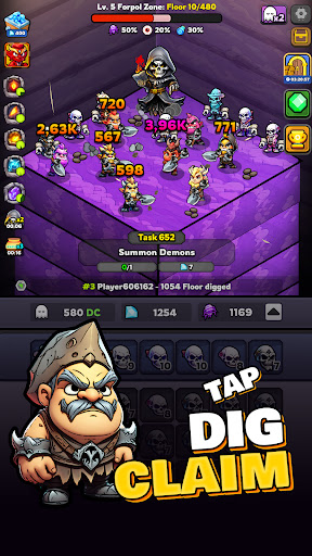 Necro Hell Miner: Idle RPG ekran görüntüsü