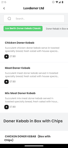 Luv Döner ekran görüntüsü