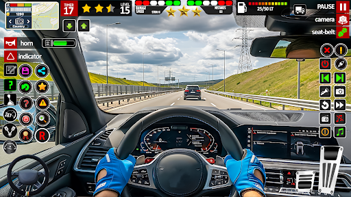 Real Driving Car Game Offline ekran görüntüsü