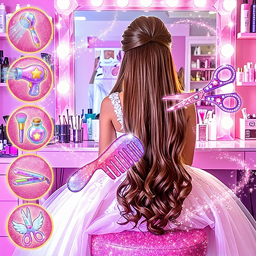 Hair Salon and Dress Up Girl