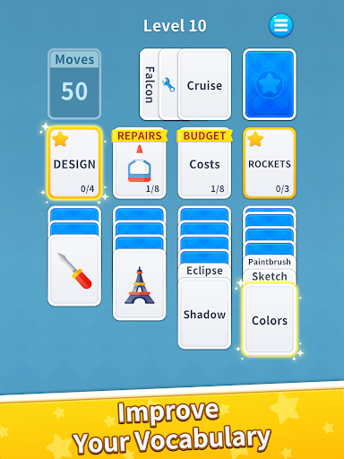 Solitaire Word: Sort ekran görüntüsü