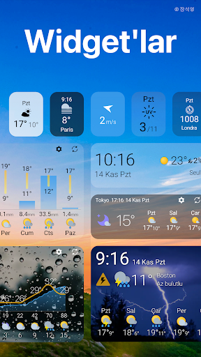 Hava ve Widget - Weawow ekran görüntüsü