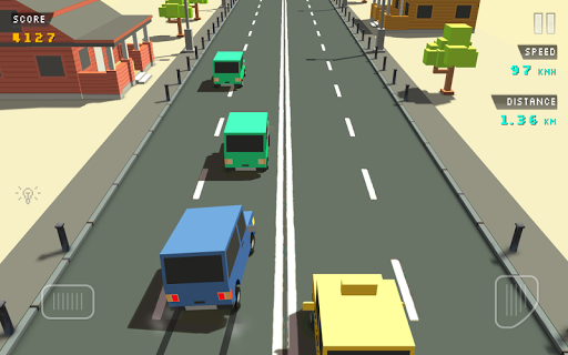 Blocky Traffic Racer ekran görüntüsü