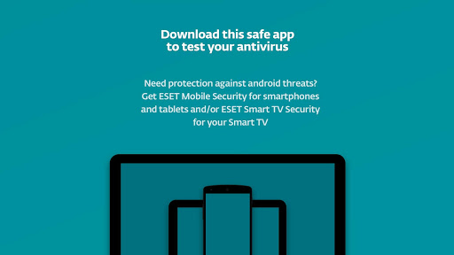 ESET Antivirus Test ekran görüntüsü