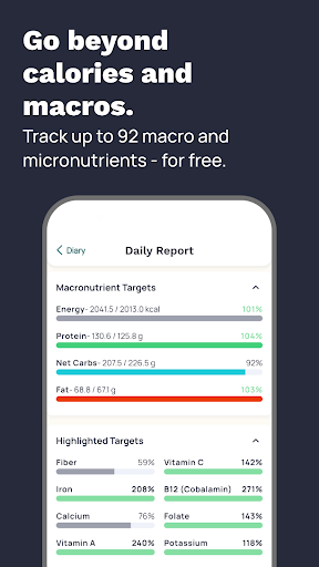 Cronometer: Calorie Counter ekran görüntüsü