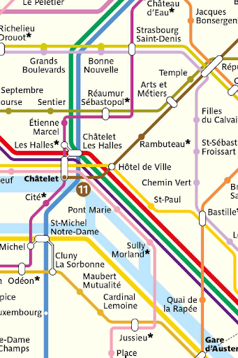 Paris metro transportation map ekran görüntüsü
