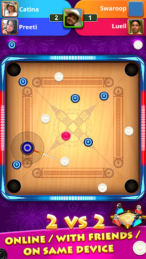 Carrom Dünyası :3D Masa Oyunu ekran görüntüsü