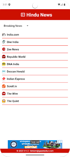 Hindu News ekran görüntüsü