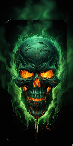 Cool Skull Wallpaper Live 4K ekran görüntüsü