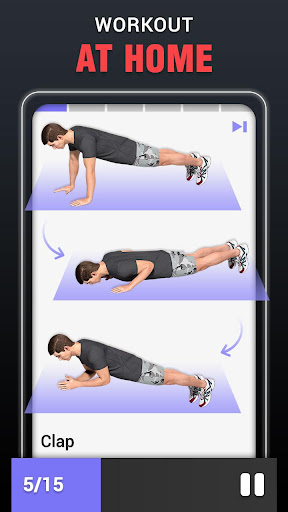 Chest Workouts for Men at Home ekran görüntüsü