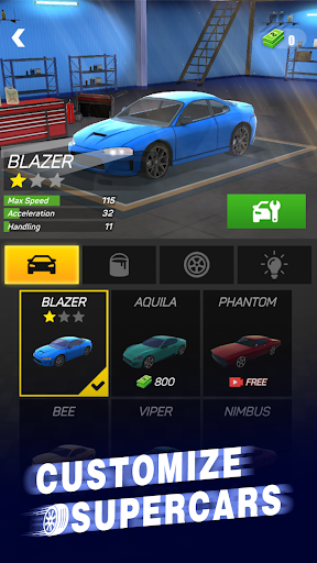 Racing Rush 3D: Araba Oyunu ekran görüntüsü