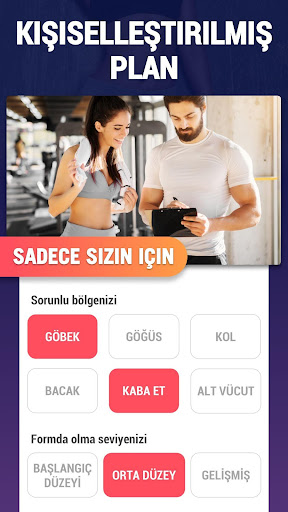 Yağ Yakıcı Egzersizler - Lose ekran görüntüsü