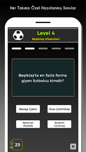 4 Büyük Futbol Bilgi Yarışması ekran görüntüsü