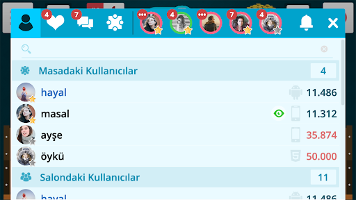 Okey Online ekran görüntüsü