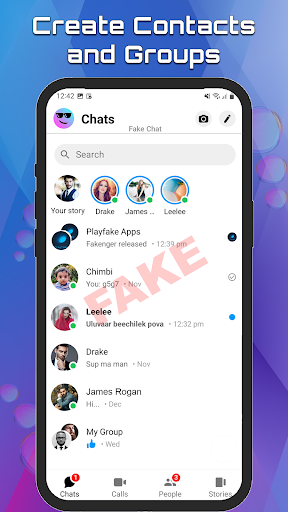 Fake Chat Story Message Prank ekran görüntüsü