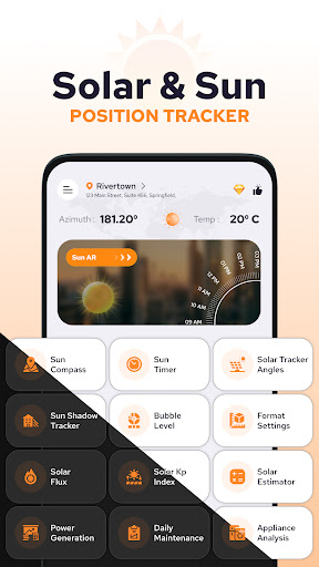 Solar & Sun Position Tracker ekran görüntüsü