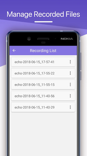 Echo Voice Recorder ekran görüntüsü