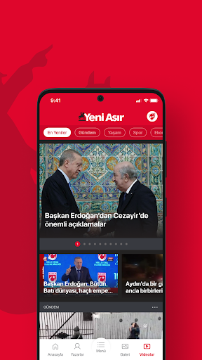 Yeni Asır ekran görüntüsü