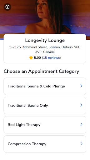 Longevity Lounge ekran görüntüsü
