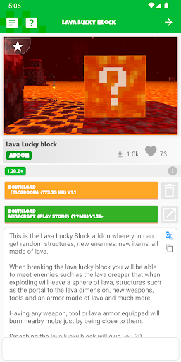 Addons for Minecraft PE ekran görüntüsü