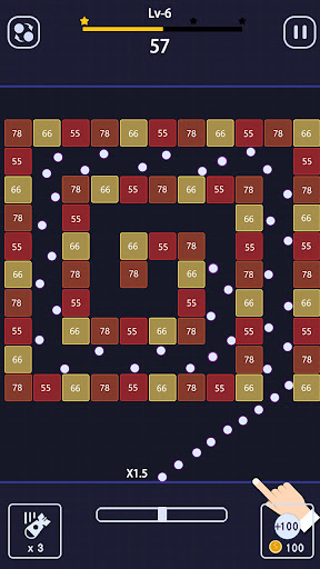 Bricks Breaker - brick game ekran görüntüsü