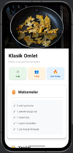 Kolay Tatlı ve Yemek Tarifleri ekran görüntüsü