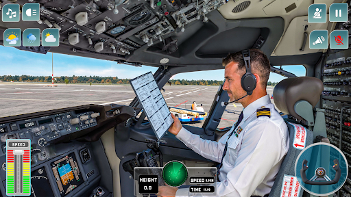 Airplane Flight Game Offline ekran görüntüsü