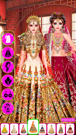Indian Wedding Girl Dress up ekran görüntüsü