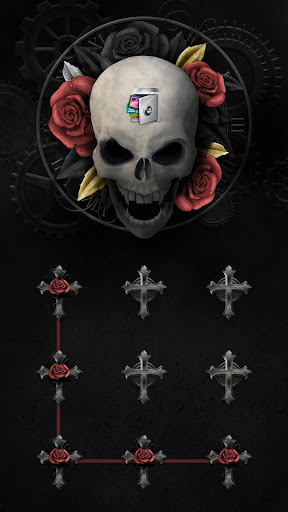 AppLock Theme Death Skeleton ekran görüntüsü