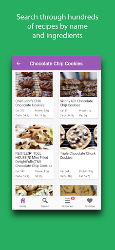 Cookies: Recipes & Ingredients ekran görüntüsü