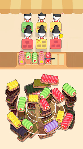 Sushi Sort: sıralama oyunları ekran görüntüsü